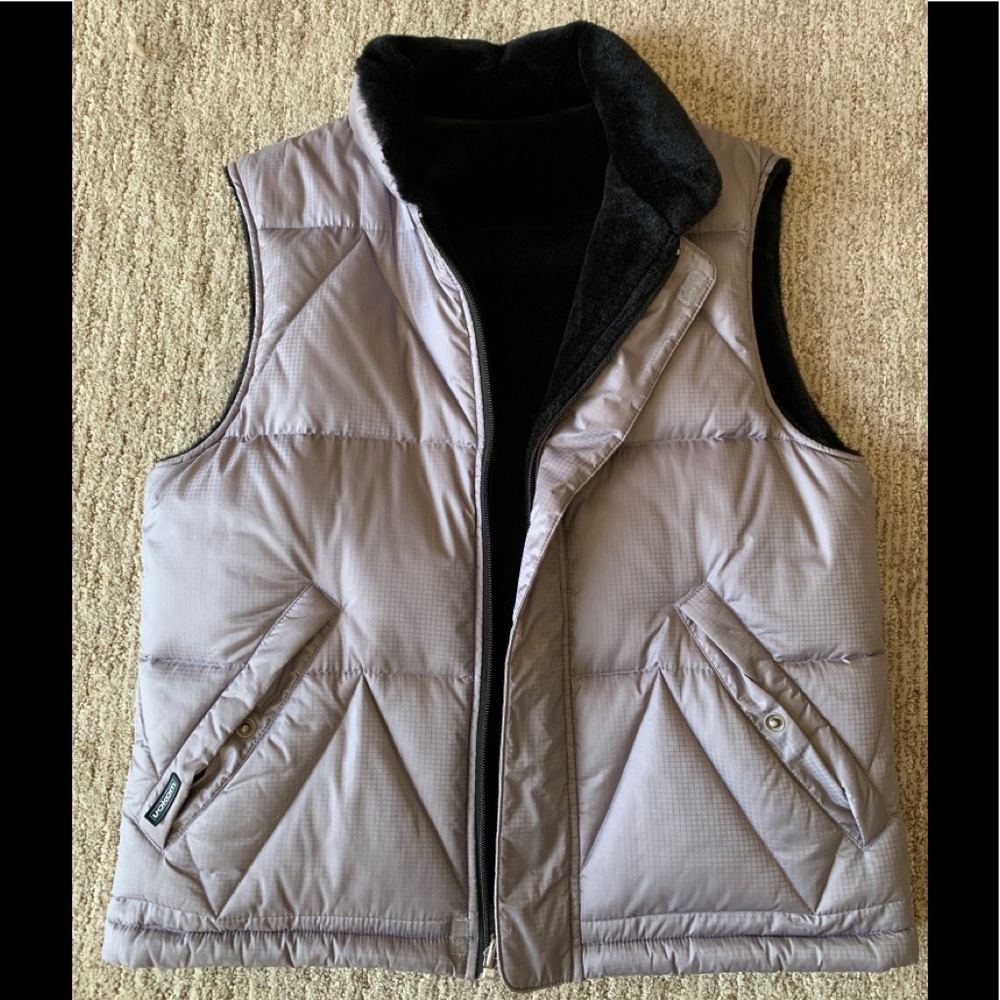 Volcom puffer vest reversible